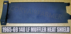 1965-1969 CORVAIR 140HP  LEFT SIDE MUFFLER HEAT SHIELD - 3867247