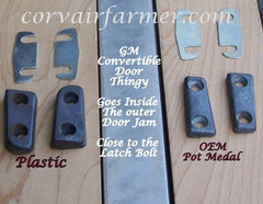 USED 1962-69 CORVAIR CONVERTIBLE DOOR WEDGES SET - GM #4843706