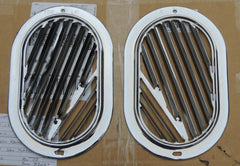 NEW CHROME 1960-64 CORVAIR RIGHT OR LEFT HAND VENT GRILLE