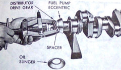 USED CORVAIR 1960-69 ENGINE CRANKSHAFT OIL SLINGER