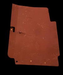 USED CORVAIR LEFT TRUNK PANEL CORNER WITH LUG WRENCH STUD