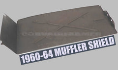 USED 1960-1964 CORVAIR CAR AND FC RIGHT SIDE MUFFLER HEAT SHIELD
