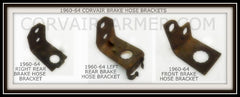 1960-64 CORVAIR REAR BRAKE HOSE BRACKET