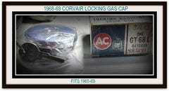 NOS 1968-69 CORVAIR LOCKING GAS CAP - #987291