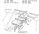 1966-69 CORVAIR HEATER CASE BRACKET - C EXPLODED VIEW PICTURE
