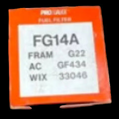 NOS FG14A Autolite / Motorcraft In‑Line Fuel Filter —