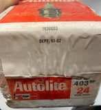 Vintage Autolite 403 BP Spark Plugs – Box of 24 – NOS USA Made