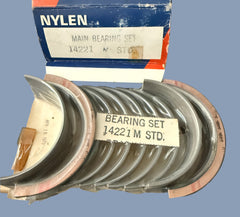 NOS 1955–1980 GM Chevrolet NYLEN QUALITY 14221-M STD Main Bearing Set