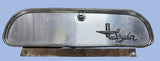 USED CORVAIR SPYDER GLOVE COMPARTMENT DOOR W/ EMBLEM, LOCK (NO KEY) AND HINGE