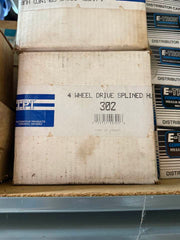 4-wheel drive splined hub, labeled with part number 302