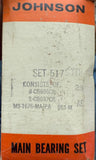 NOS Johnson SET 517 STD Main Bearing Set