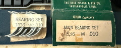 NOS 1955–1980 GM OHIO QUALITY 1836-M .010 Main Bearing Set Chevrolet small-block V8 engines