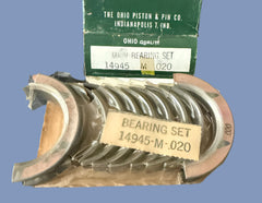 NOS 1955–1980 GM OHIO QUALITY 14945-M .020 Main ENGINE Bearing Set