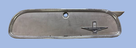 USED 1961 CORVAIR MONZA GLOVE COMPARTMENT DOOR W/ EMBLEM, HINGE