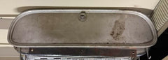 USED EARLY CORVAIR GLOVE COMPARTMENT DOOR W/ LOCK (NO kEY) HINGE AND CATCH