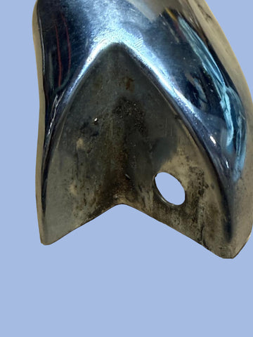 Late Model Corvair Convertible Header End Cap Trim Above Windshield - Forgot if Rt or Lt #35