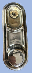 1960-64 CORVAIR CHROME PLATED SPARE LOCK PLATE