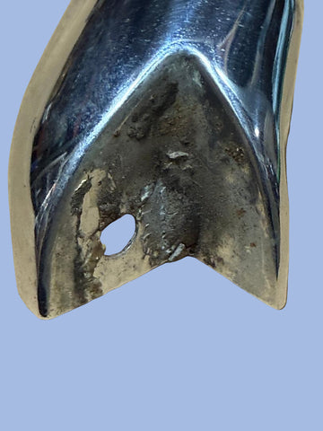 Corvair Convertible Header End Cap Trim Above Windshield - Forgot if Rt or Lt #15