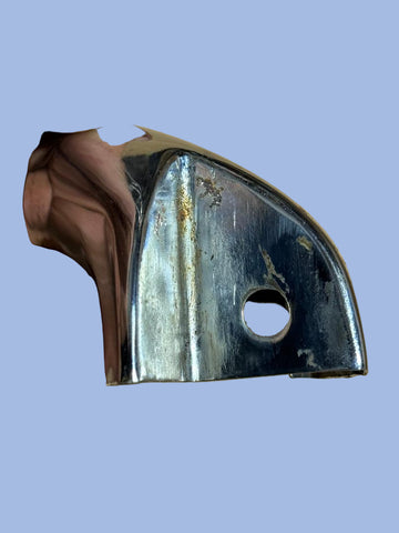 Corvair Convertible Header End Cap Trim Above Windshield - Forgot if Rt or Lt #blank