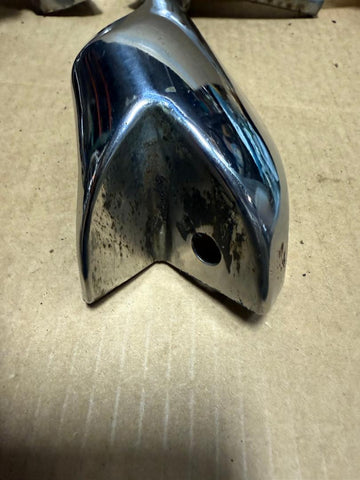 Late Model Corvair Convertible Header End Cap Trim Above Windshield - Forgot if Rt or Lt #29