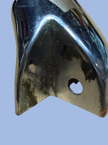 Corvair Convertible Header End Cap Trim Above Windshield - Forgot if Rt or Lt #19
