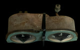 USED 1965-66 CORVAIR CORSA MANIFOLD PRESSURE BOOST AND GAS GAUGE (UNTESTED) WITH HOUSING / LENS ETC