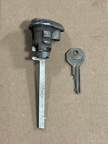 USED 1964 TRUNK LOCK ASSEMBLY WITH KEY PICTURED