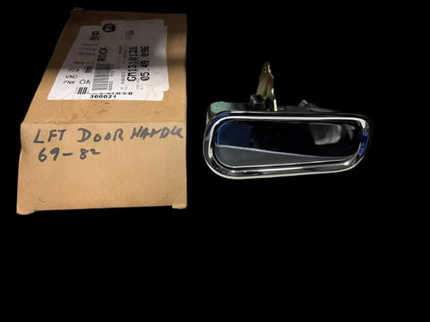 NEW 1969-1982 Corvette Drivers / LEFT Exterior Chrome Door Handle 1310128