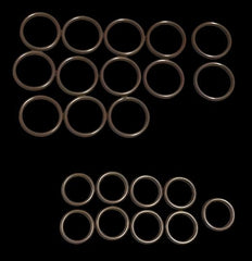 NEW 1960-69 CORVAIR VITON ROCKER STUD O-RINGS - MISCELLANEOUS QUANTITY PICTURED