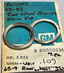 NOS 1965-69 CORVAIR REAR WHEEL BEARING SHIM .109