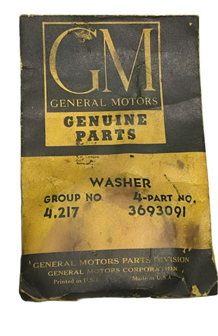 RARE NOS GM CHEVROLET PASSENGER CORVETTE 1950-53 VALVE WASHER 1 1/8 OD 3693091