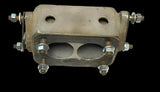 CORVAIR TURBO DOWN DRAFT CARBURETOR ADAPTER / TWO BARREL CTR MOUNT