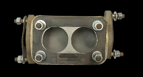 CORVAIR TURBO DOWN DRAFT CARBURETOR ADAPTER / TWO BARREL CTR MOUNT