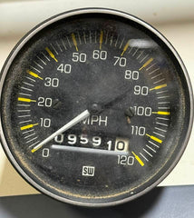 USED STEWART WARNER SPEEDOMETER GAUGE 550EYS5 - 120 MPH