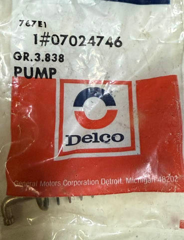 NOS Delco Rochester 2GC Carburetor pump assembly 07024746