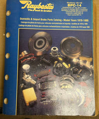 RAYBESTOS BRAKE CATALOG 1976-1995 BPC-14 WEATHERLY 120-136