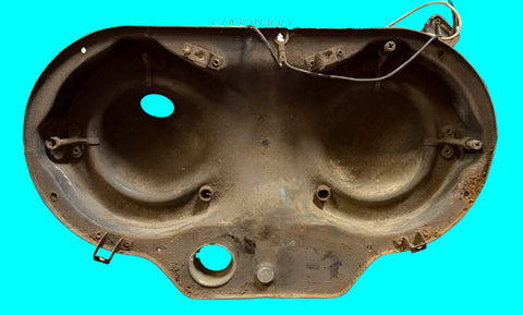 USED 1961-64 CORVAIR LEFT HEADLIGHT BACKING PLATE / BUCKET ASSEMBLY AS PICTURED