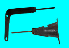 1961-63 CORVAIR AIR CLEANER BRACKET RIGHT SIDE - TOP LEFT IN PICTURE