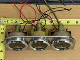 NEW GAUGE PACKAGE - OUT OF BOX - OIL AMPS TEMPERATURE GAUAGES WITH MOUNT ETC