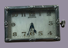 SWITZERLAND SANDOZ 8 DAY WINDUP DASHBOARD SWISS CLOCK - UNTESTED VINTAGE