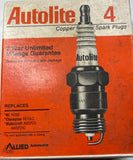 NOS Autolite 2543 Spark Plugs – Suppressor Copper Core – USA Made