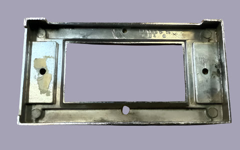 USED 1949-1950 CHRYSLER DASH PANEL CLOCK CHROME SURROUND #1331326