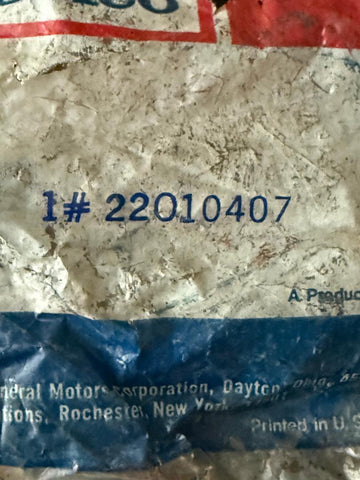 🧩 GM Part #22010407 — Wiper Motor Park Switch