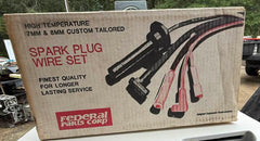 🧵 Vintage ACDelco / federal parts corp Spark Plug Wire Sets – Stock No. 2962S NOS – Factory Sealed Box of 6 Sets