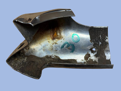 Late Model Corvair Convertible Header End Cap Trim Above Windshield - Forgot if Rt or Lt #30