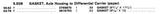 NOS 1962-63 CHEVROLET CORVETTE DIFFERENTAIL CARRIER GASKET #3769870