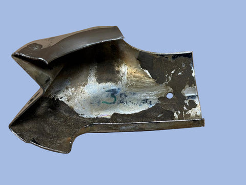 Corvair Convertible Header End Cap Trim Above Windshield - Forgot if Rt or Lt #3