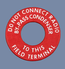 NOS 1949-62 CHEVROLET CORVETTE DECAL GENERATOR TAG
