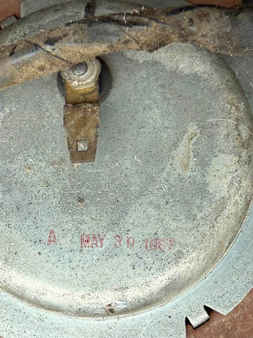 1965-69 CORVAIR DASH INSTRUMENT CLUSTER WITH SPEEDOMETER GAS GAUGE AND CLOCK - UNTESTED
