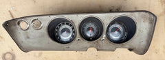 1965-69 CORVAIR DASH INSTRUMENT CLUSTER WITH SPEEDOMETER GAS GAUGE AND CLOCK - UNTESTED